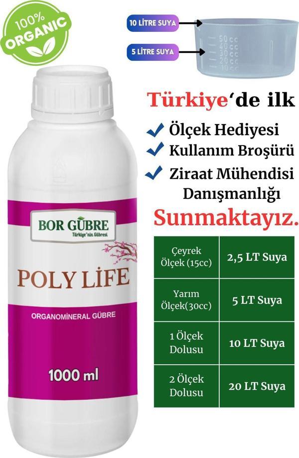 Bor Gübre Polylife 1000Ml Fosfor İçerik Sıvı (Fabrikadan Halka Üretim Zinciri Kampanyası) - Image 1