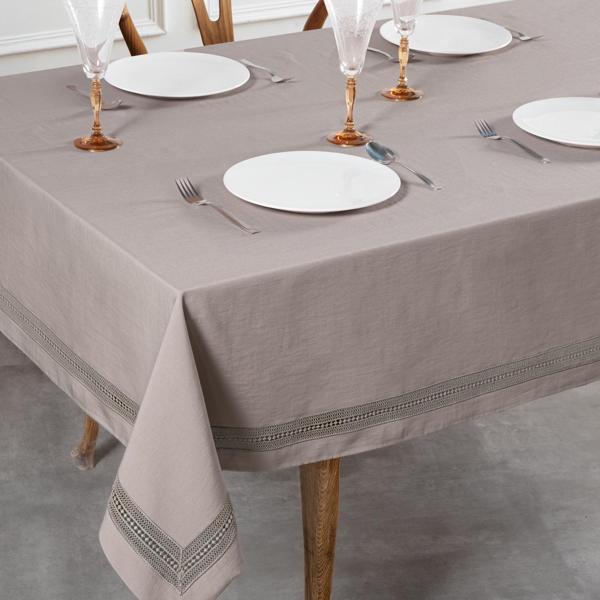 Schafer Home Suzy Masa Örtüsü 160x260 Cm-Taş Rengi - Image 1