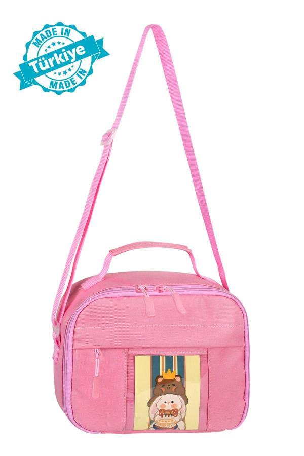 Niss Store Waddell Lisanslı Kawaii Tarzı Aksesuarlı Kız Çocuk Ve Erkek Çocuk Termal Beslenme Çantası - Image 1