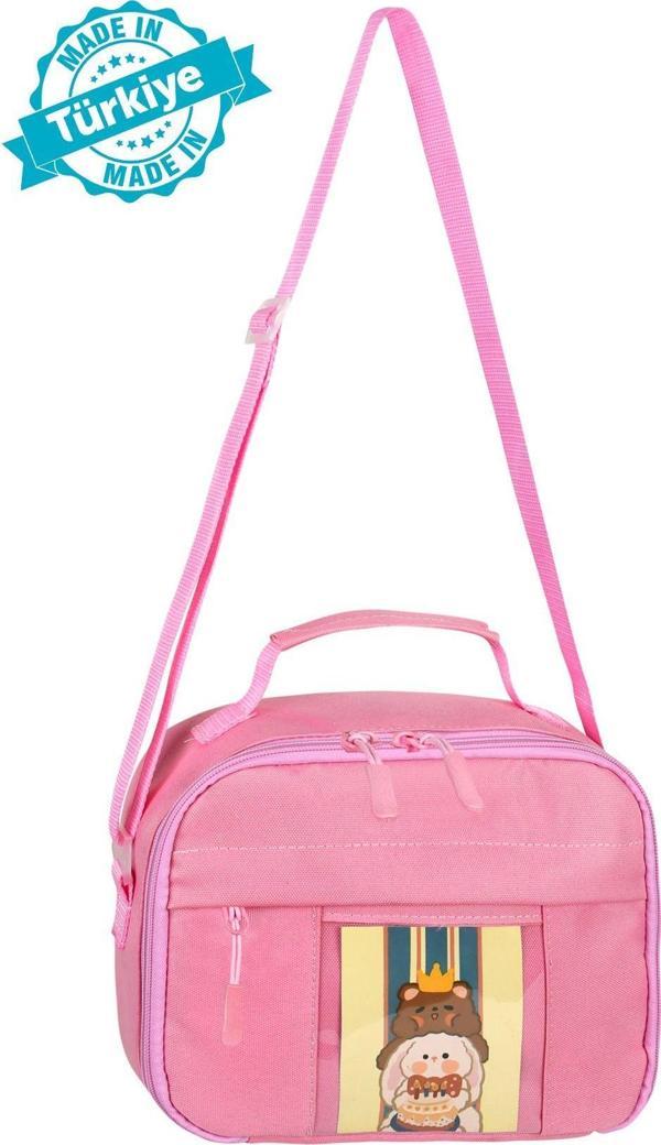 Niss Store Waddell Lisanslı Kawaii Tarzı Aksesuarlı Kız Çocuk Ve Erkek Çocuk Termal Beslenme Çantası - Image 1