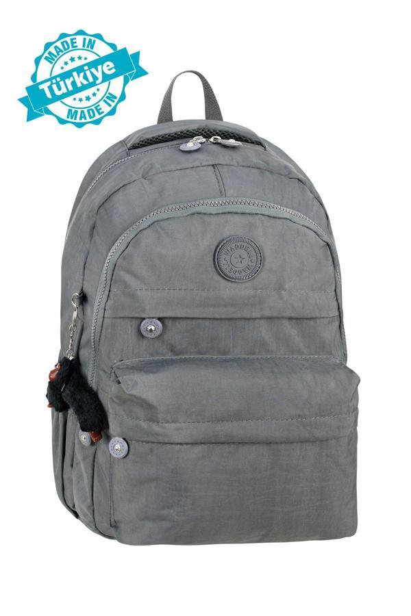 Niss Store Unisex Maymuncuk Hediyeli Suya Dayanıklı Krinkıl Günlük Sırt Çantası Ve Okul Çantası - Image 1