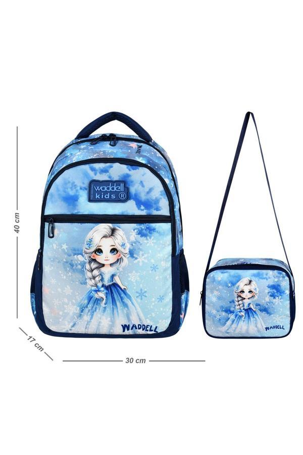 Niss Store Buz Kız Temalı İlkokul Sırt Çantası Ve Beslenme Çantası - Image 1