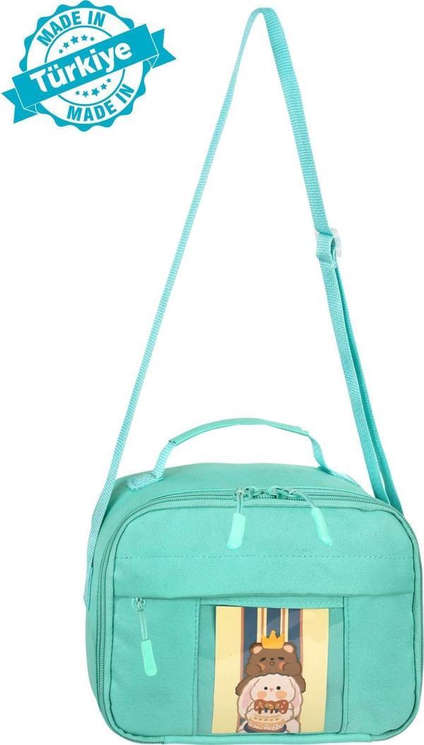 Niss Store Waddell Lisanslı Kawaii Tarzı Aksesuarlı Kız Çocuk Ve Erkek Çocuk Termal Beslenme Çantası - Image 1