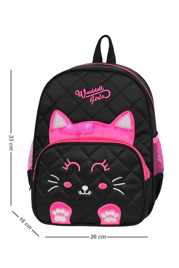 Niss Store Lisanslı Kapitone Kedi Anaokulu Kreş Okul Öncesi Çocuk Sırt Çantası - Image 1