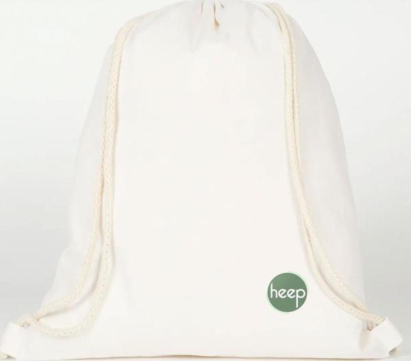 Heep Krem 35x40 cm Unisex Ham Bez Büzgülü Sırt Ayakkabı Çantası - Image 1