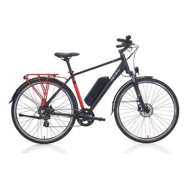 Carraro E line E life Elektrikli bisiklet Siyah kırmızı 47 kadro - Image 1