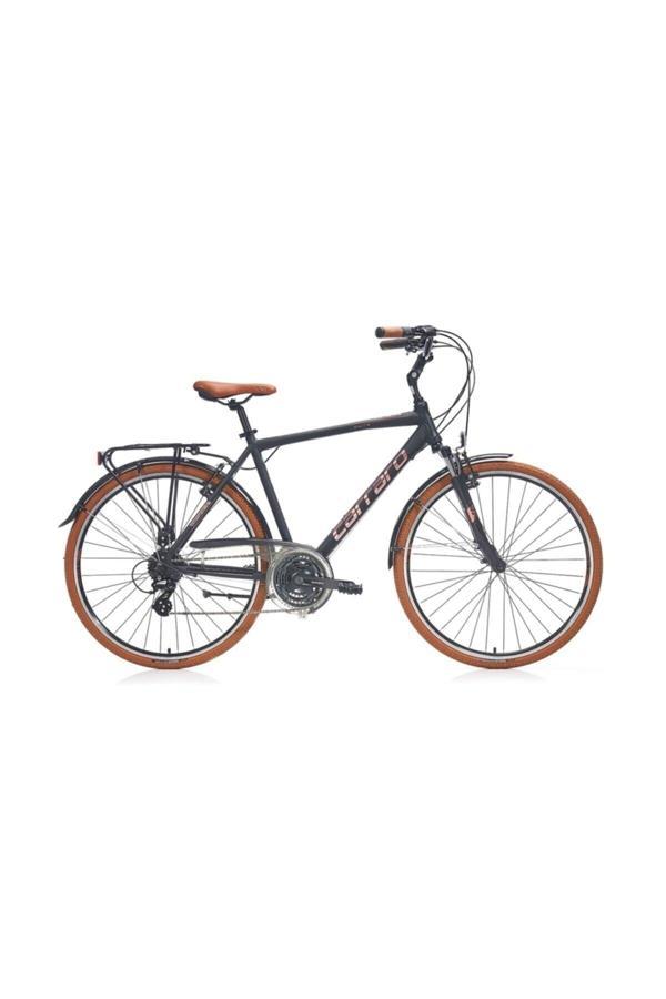 Carraro Elite 704 V Fren 21 Vites Full Shimano 28 Jant Şehir Bisikleti Açık Yeşil-Kahve 48 cm Kadro - Image 1