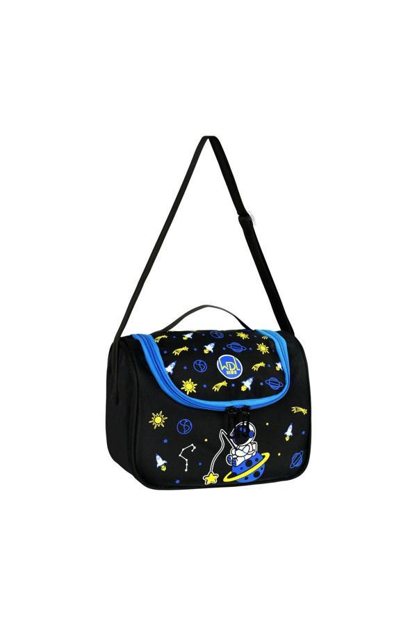 Niss Store Lisanslı Astronot Desenli Erkek Çocuk Termoslu Beslenme Çantası - Image 1