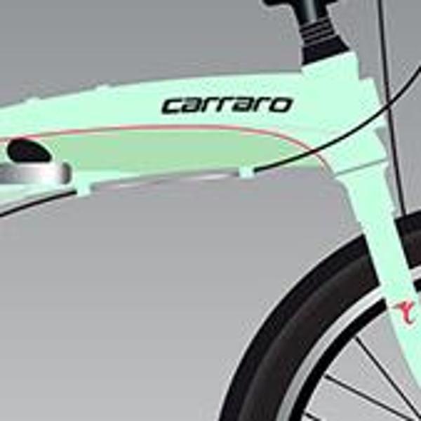 Carraro Flexı 108 8 Vites Katlanır Bisiklet -Shimano Acera Vites açık yeşil - Image 1