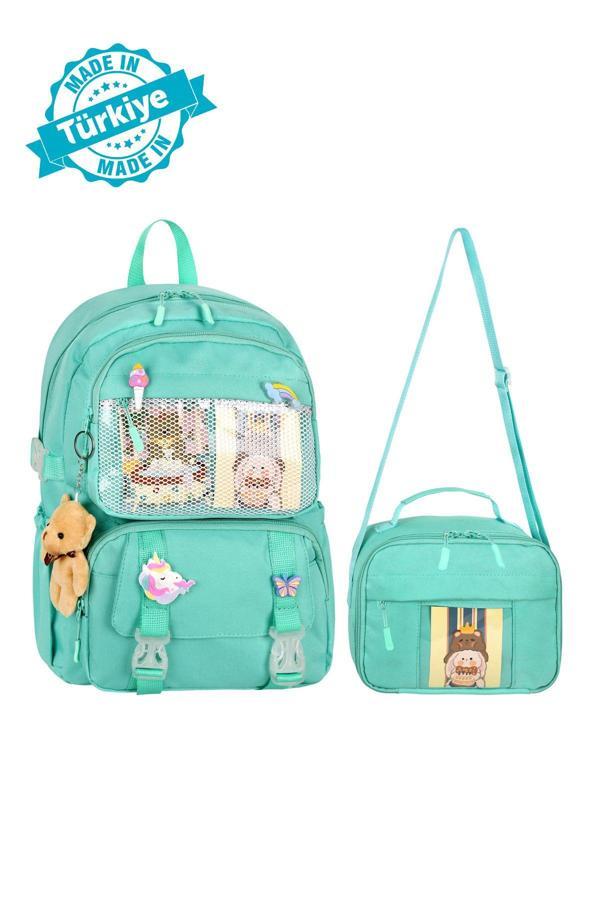 Niss Store Waddell Lisanslı Kawaii Kore Tarzı Kız Ve Erkek Çocuk İlkokul Çantası Ve Termoslu Beslenme Çantası - Image 1