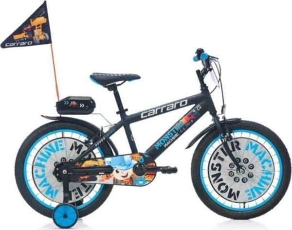 Carraro Monster 20 Jant Erkek Çocuk Bisikleti Hafif Aluminyum Siyah-gri-mavi - Image 1