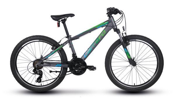 Carraro Force 200 20 Jant Full Shimano aluminyum Çocuk Dağ Bisikleti antrasit - Image 1