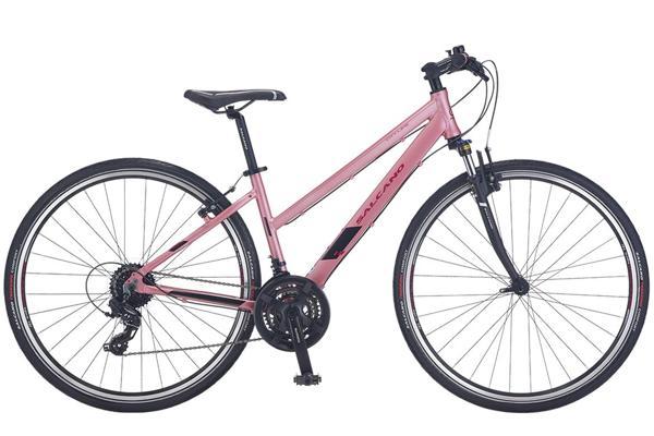 Salcano City life 21s Unisex V Fren Full Shimano 21 Vites Şehir ve Gezi Bisikleti Şeker Pembe - Image 1