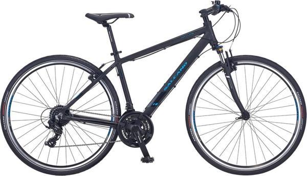 Salcano City life 24s V 28 Jant Full Shimano 24 Vites - 18" Şehir ve Gezi Bisikleti siyah BEYAZ - Image 1