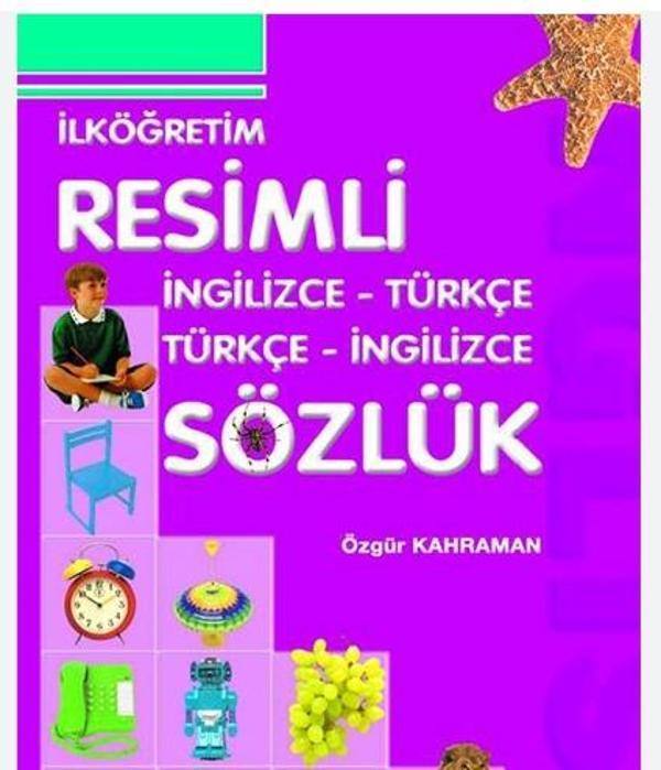 İlköğretim Resimli İngilizce Türkçe Karton Kapak Sözlük Ata Yayıncılık - Ata Yayıncılık - Image 1