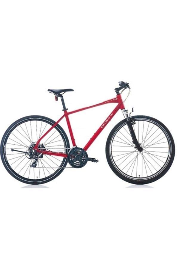 Carraro Sportive 220 28" Jant Gezi Bisikleti Shimano 21 Vites Mat krom kırmızı 51 kadro - Image 1