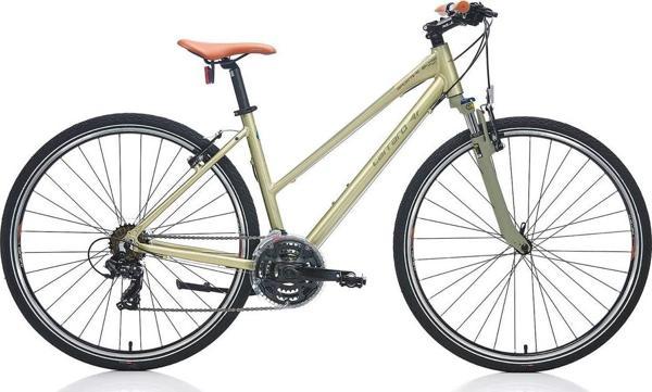 Carraro Sportive 222 28" Jant Kadın Gezi Bisikleti Shimano 21 Vites lime yeşil - Image 1