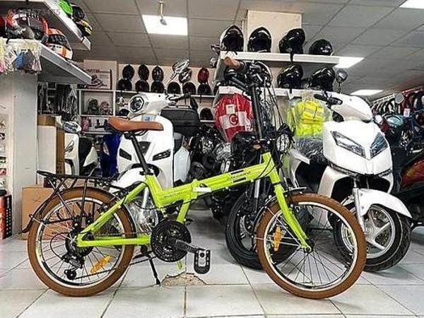 Salcano katlanır bisiklet slcn 120 Shimano 21 vites yeşil - Image 1