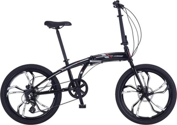 Salcano SLCN 400 24 HD Shimano Altus Katlanır Bisiklet Koyu petrol rengi - Image 1