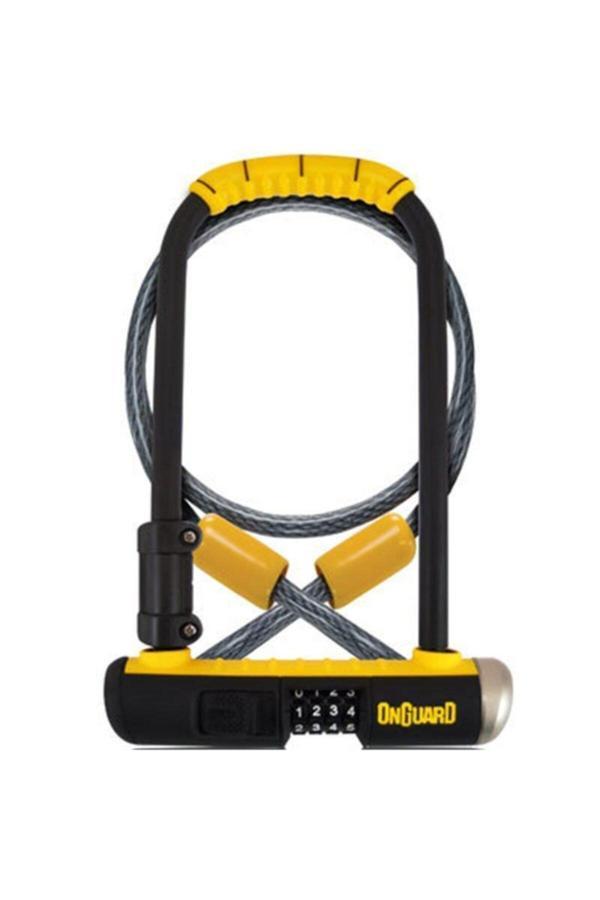 Onguard Kesilmez U-Kilit 8012C Bulldog Combo Dt Onguard Şifreli Kablolu - Image 1