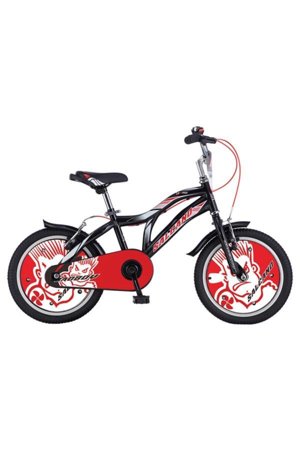 Salcano badboy 16 çocuk bisikleti siyah kırmızı  - Image 1