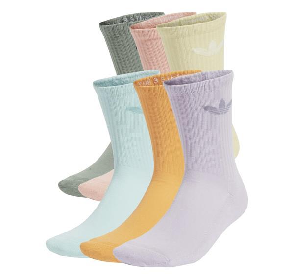 JI9505-U adidas Tr Crew S 6P &Ccedil;orap Mor - Image 1