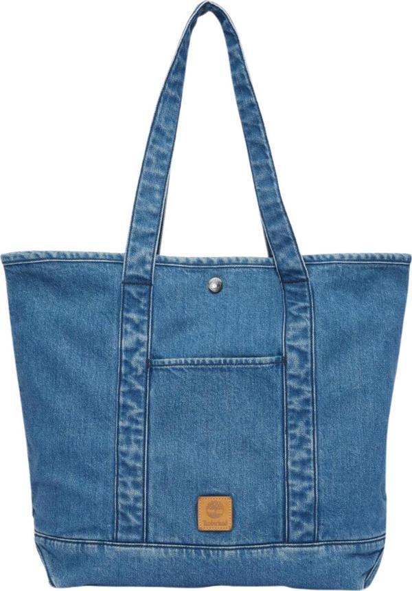 B0A6F6HBQ81-R Timberland Denım Easy Tote &Ccedil;anta Mavi - Image 1