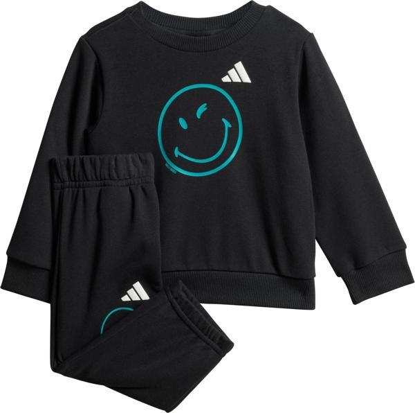 JN2151-B adidas X Smileyworld  Jogger Bebek Eşofman Takımı Siyah - Image 1
