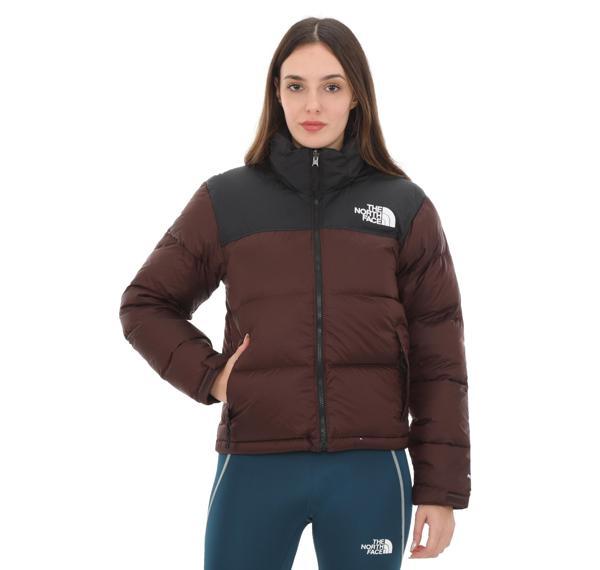 F0A3XEOLOS1-R The North Face W 1996 Retro Nuptse Jacket Erkek Mont Bordo - Image 1