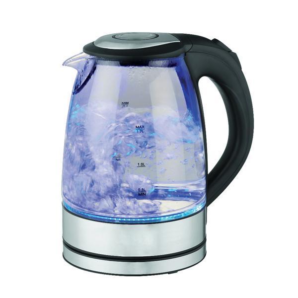 Büro Ev Ofis Yazlık Hediyesi için Su Isıtıcı Cam Kettle - Image 1