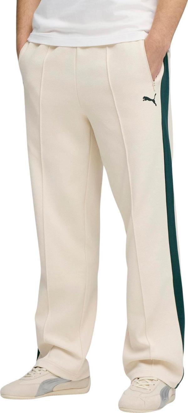 632995-87 Puma T7 Relaxed Track Pants Eşofman Altı Krem - Image 1