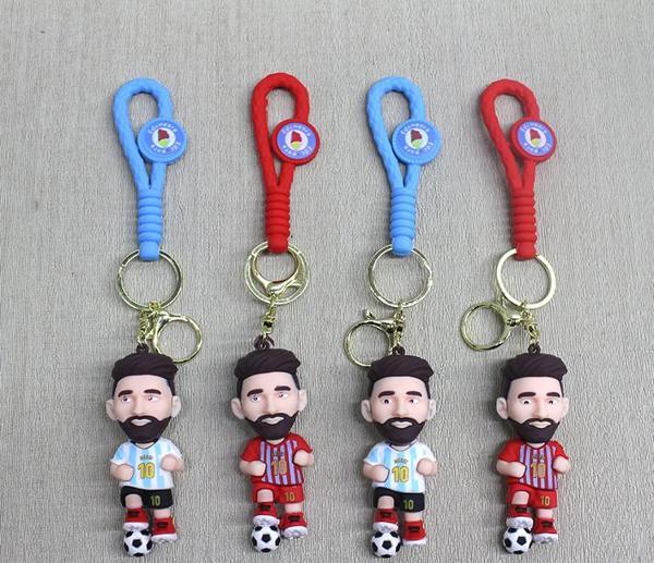 Büro Ev Ofis Hediyesi için Silikon Messi Anahtarlık - Image 1