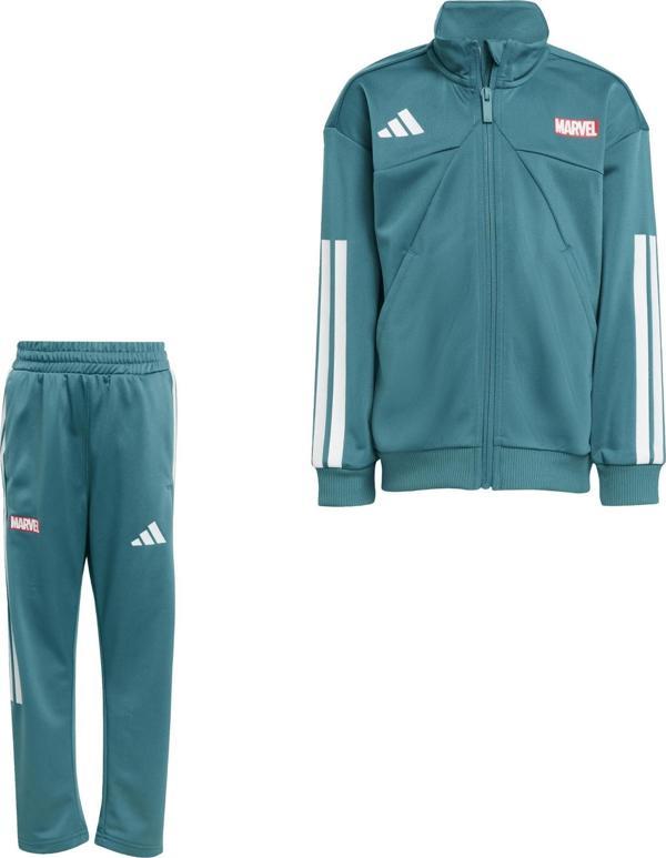 JM0834-C adidas Lk Mrvl Sm Ts &Ccedil;ocuk Eşofman Takımı Yeşil - Image 1