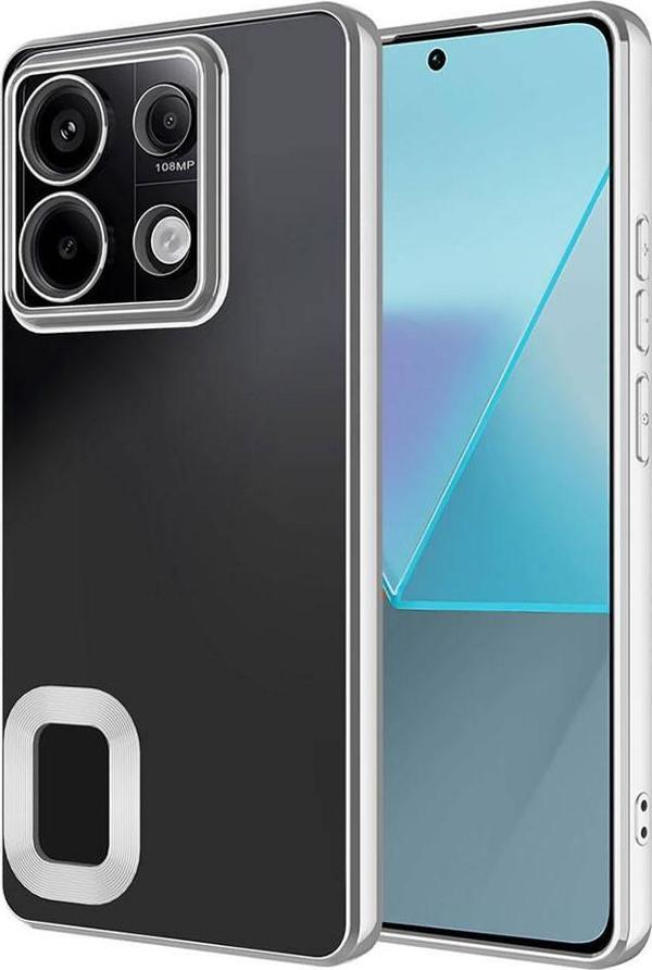 Xiaomi Redmi Note 13 Pro 5G Uyumlu Kamera Korumalı Logo Yeri Açık Lazer Lesim Silikon Kılıf - Image 1
