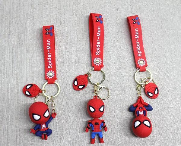 Büro Ev Ofis Hediyesi için Silikon Spiderman Anahtarlık - Image 1