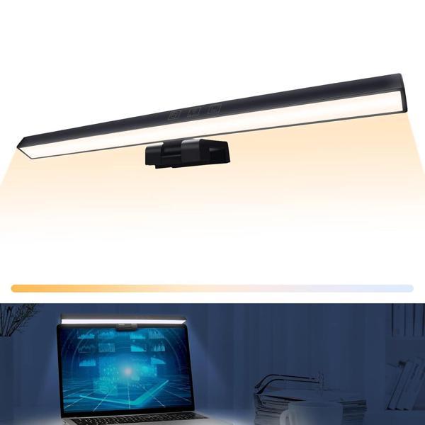 Ga60 Monitör Montajlı Masa Lambası 120 Lümen 6000K LED USB Enerji İle Çalışır 34 Cm Boyunda - Image 1