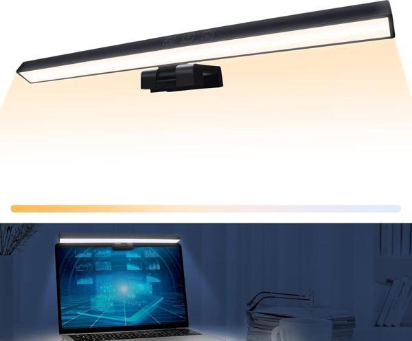 Ga60 Monitör Montajlı Masa Lambası 120 Lümen 6000K LED USB Enerji İle Çalışır 34 Cm Boyunda - Image 1