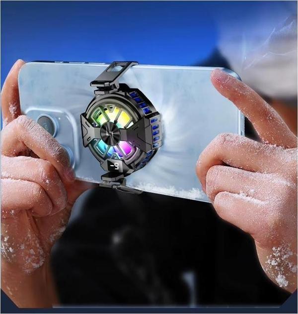 GA61 Profesyonel Kablolu Yarı iletken iPhone Uyumlu Mag-Safe Telefon Soğutucu Fan Gamer Oyuncu Radyatör - Image 1