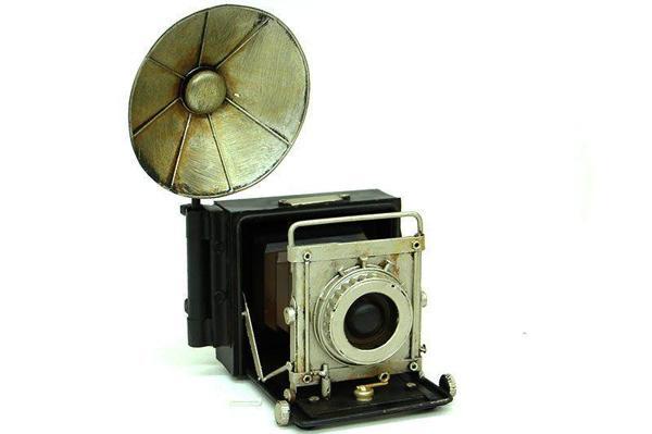 Dekoratif Metal Fotoğraf Makinesi C0322-1 - Image 1