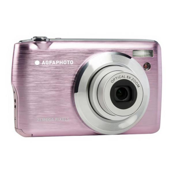 AgfaPhoto Realishot DC8200 Fotoğraf Makinesi(Pembe)+16GB SD - Image 1