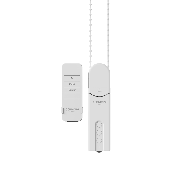 Xenon Smart Perde Motoru Zigbee Bağlantılı Uzaktan Kumandalı Google Home/Alexa Uyumlu Otomatik Perde Açma-Kapama Cihazı X7726 - Image 1