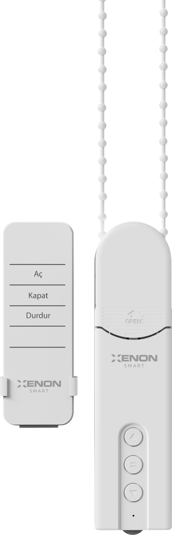 Xenon Smart Perde Motoru Zigbee Bağlantılı Uzaktan Kumandalı Google Home/Alexa Uyumlu Otomatik Perde Açma-Kapama Cihazı X7726 - Image 1