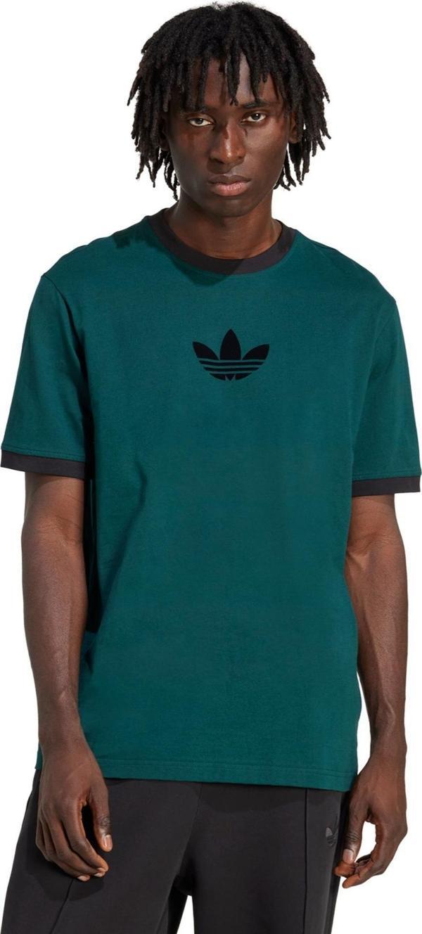 JX1513-E adidas Oversize Tee Erkek T-Shirt Yeşil - Image 1