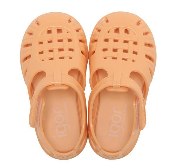 S10311-226 İgor S10311 Tobby Gloss &Ccedil;ocuk Sandalet Turuncu - Image 1