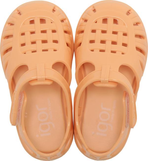 S10311-226 İgor S10311 Tobby Gloss &Ccedil;ocuk Sandalet Turuncu - Image 1