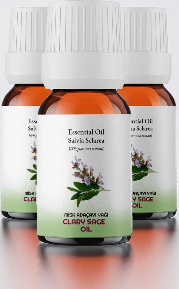 PROCLİS 3 Adet Doğal Misk Adaçayı Yağı 10ml - Image 1