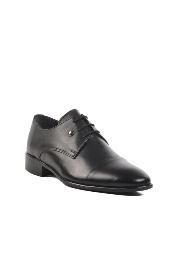 Pierre Cardin 70228 M Siyah Erkek Hakiki Deri Klasik Ayakkabı - Image 1