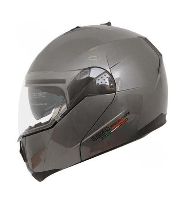 Beon Çene Açılır Kask Gri (b700 - B-shock) - Image 1