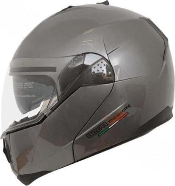 Beon Çene Açılır Kask Gri (b700 - B-shock) - Image 1