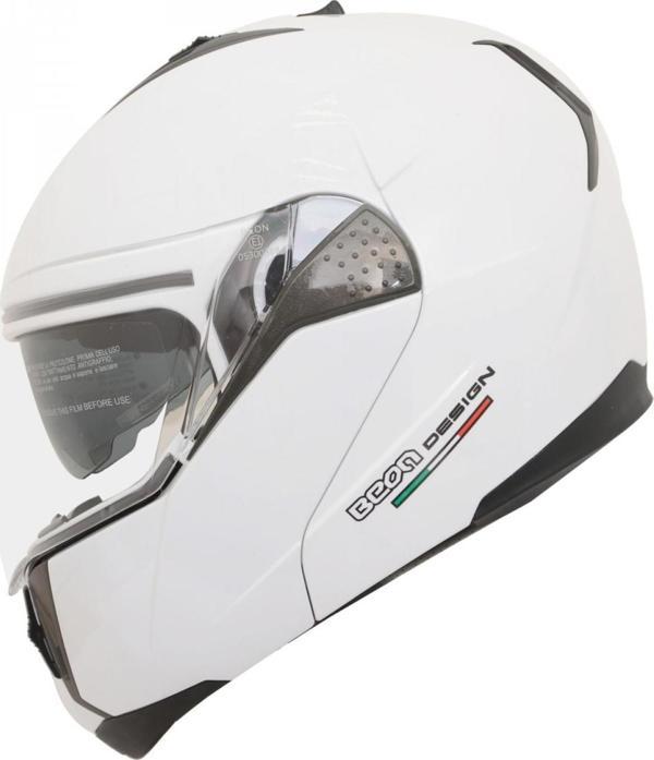Beon Çene Açılır Kask Beyaz (b700 - B-shock) - Image 1